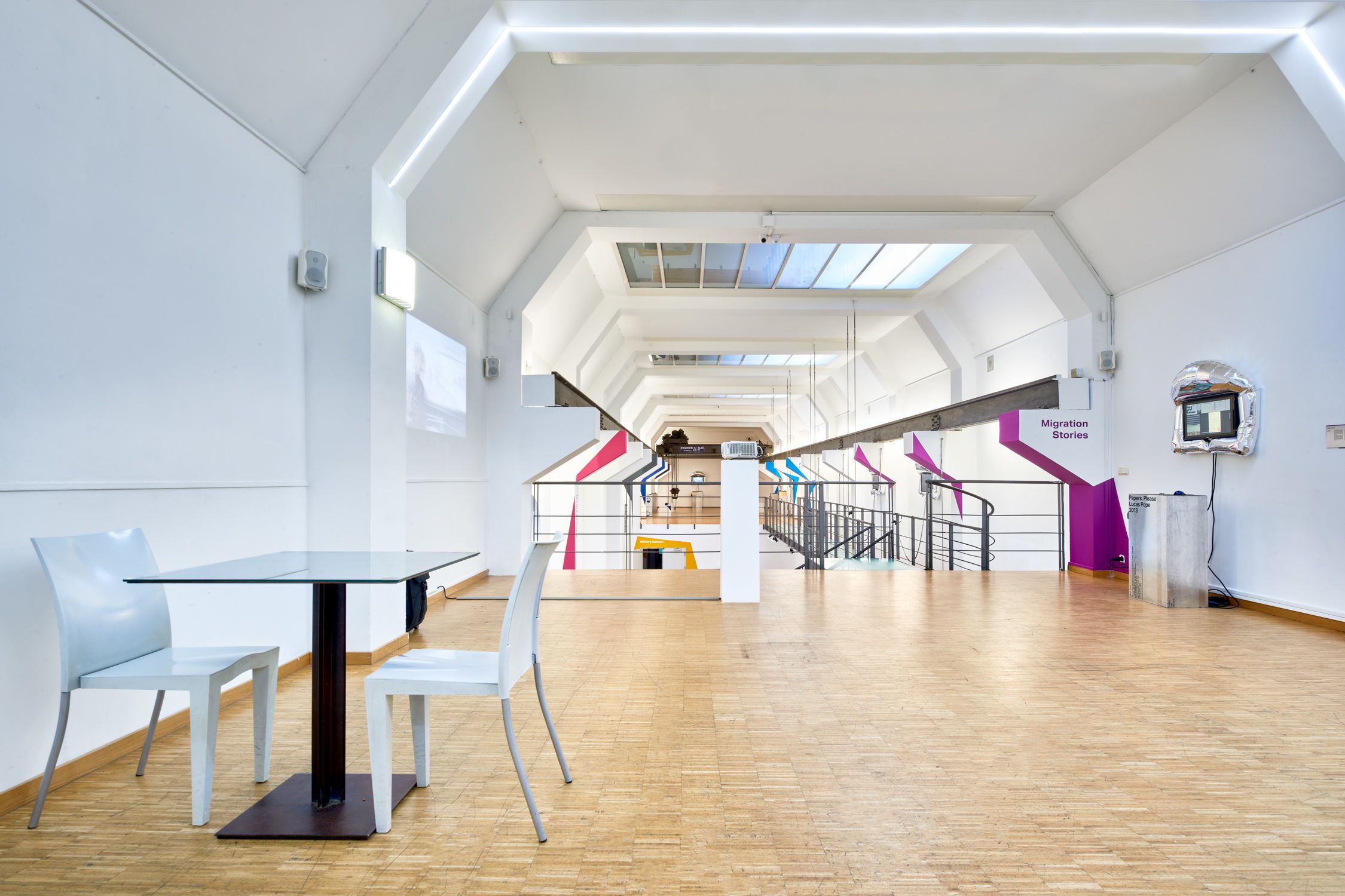 Intérieur de l'ISELP durant "Games and politics"