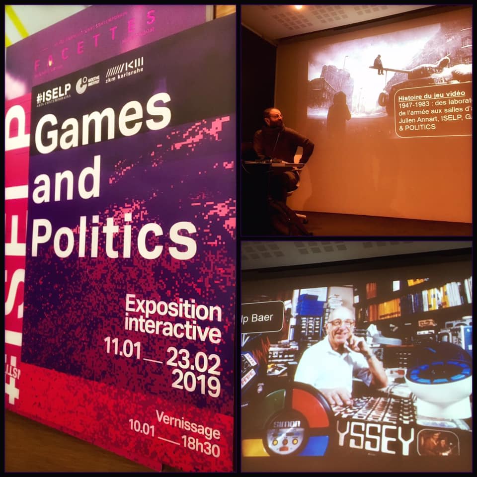 Conférence durant "Games and politics"