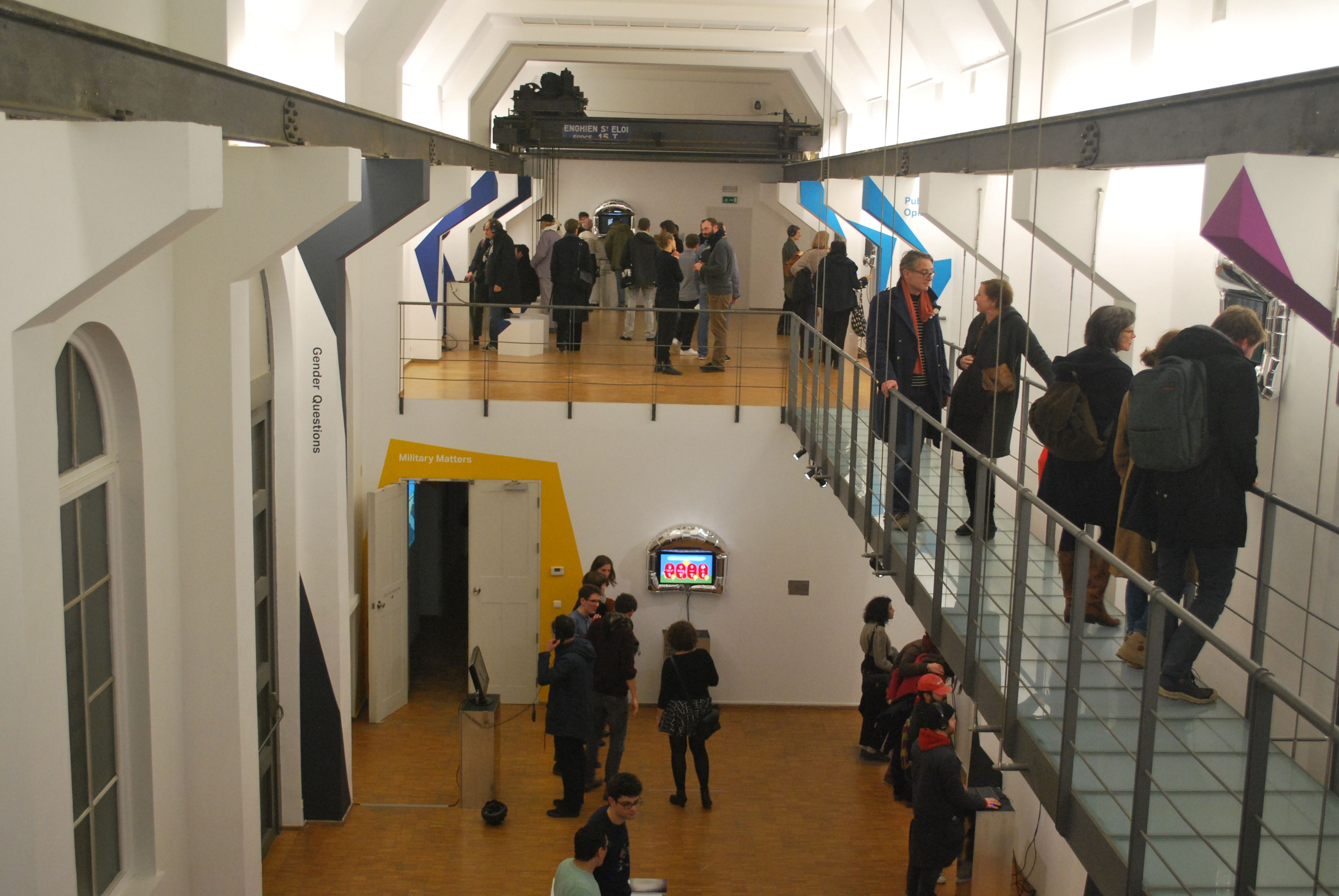 Intérieur de l'ISELP durant "Games and politics"
