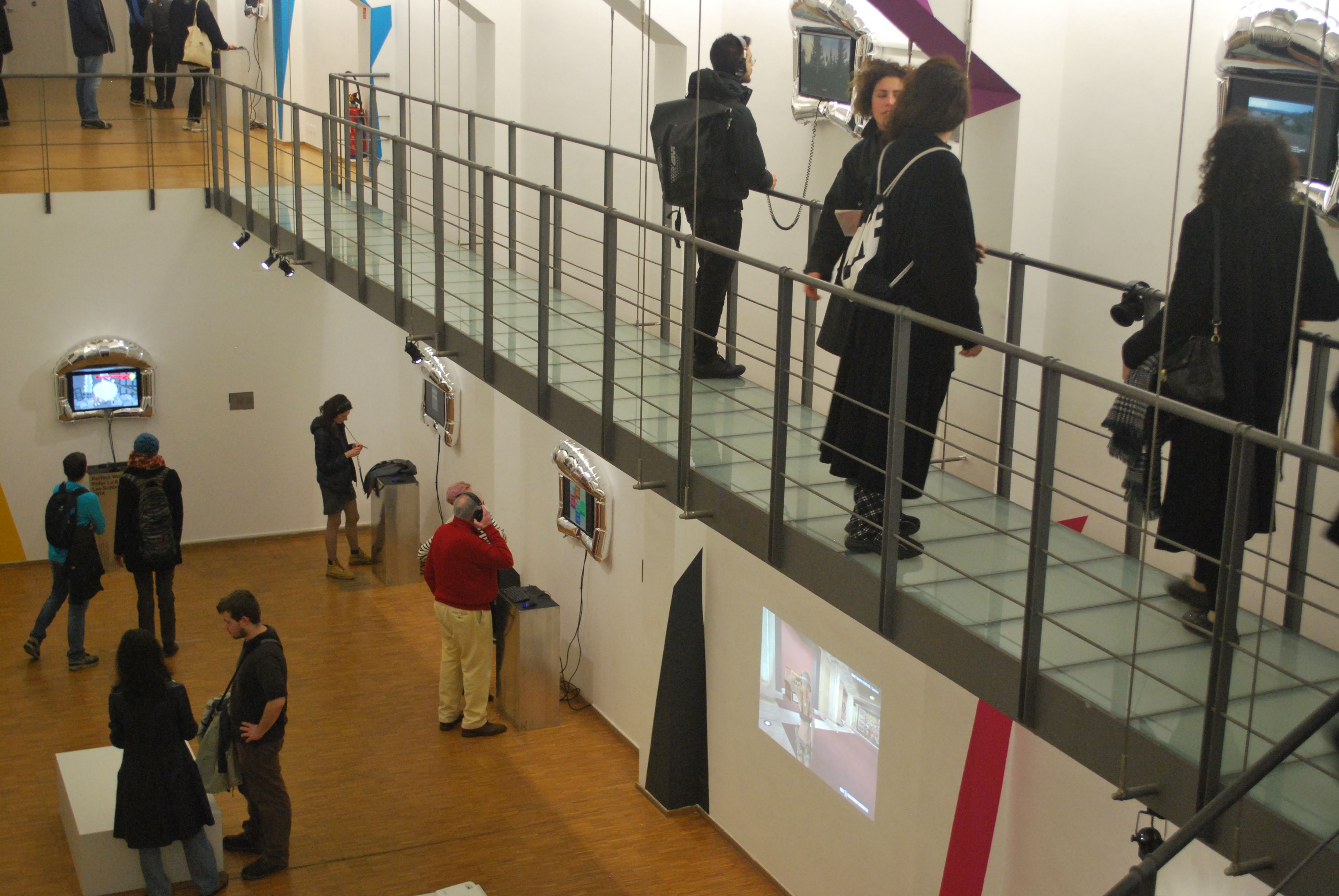 Intérieur de l'ISELP durant "Games and politics"