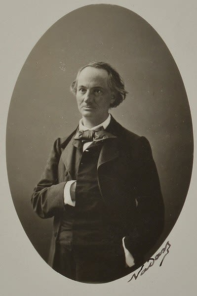 Charles Baudelaire photographié par Paul Nadar en 1862